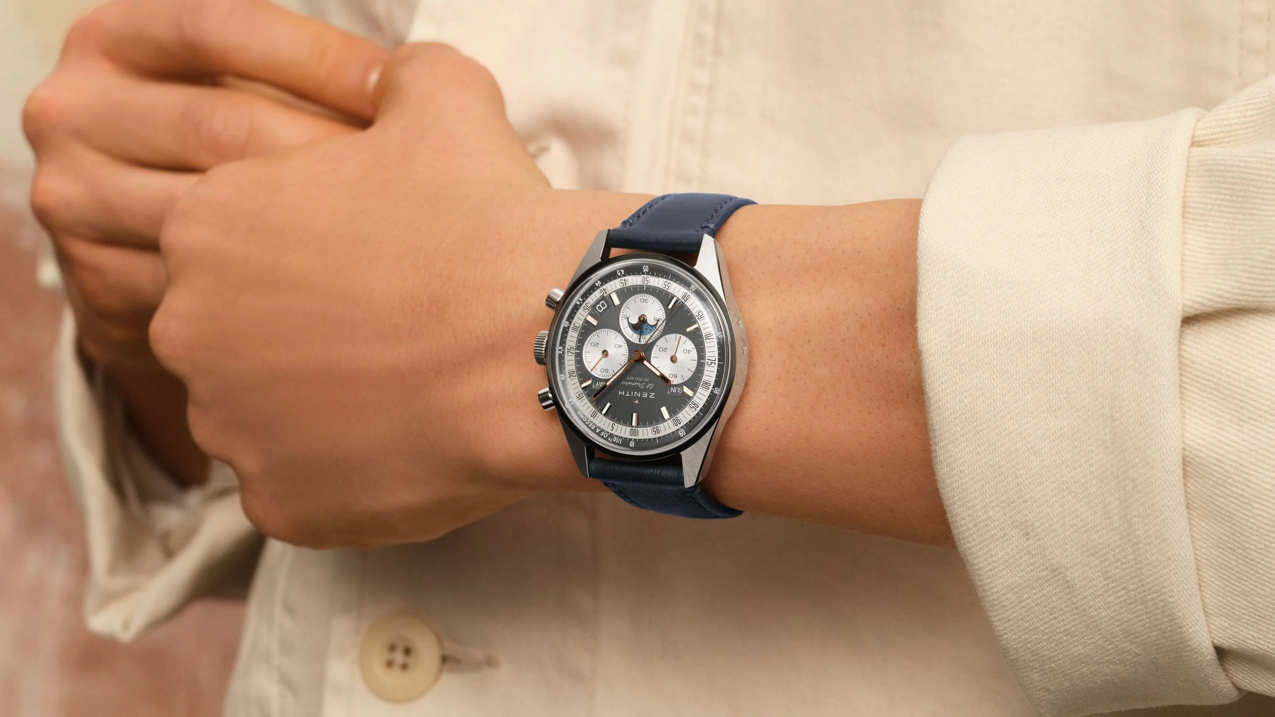 Zenith Chronomaster Original 38mm Automatic Watch 03.3400.3610/39.C910 - Image 3