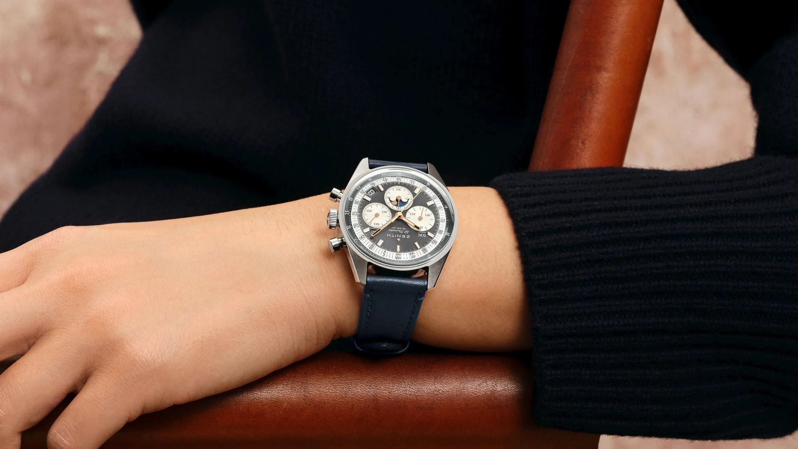 Zenith Chronomaster Original 38mm Automatic Watch 03.3400.3610/39.C910 - Image 7