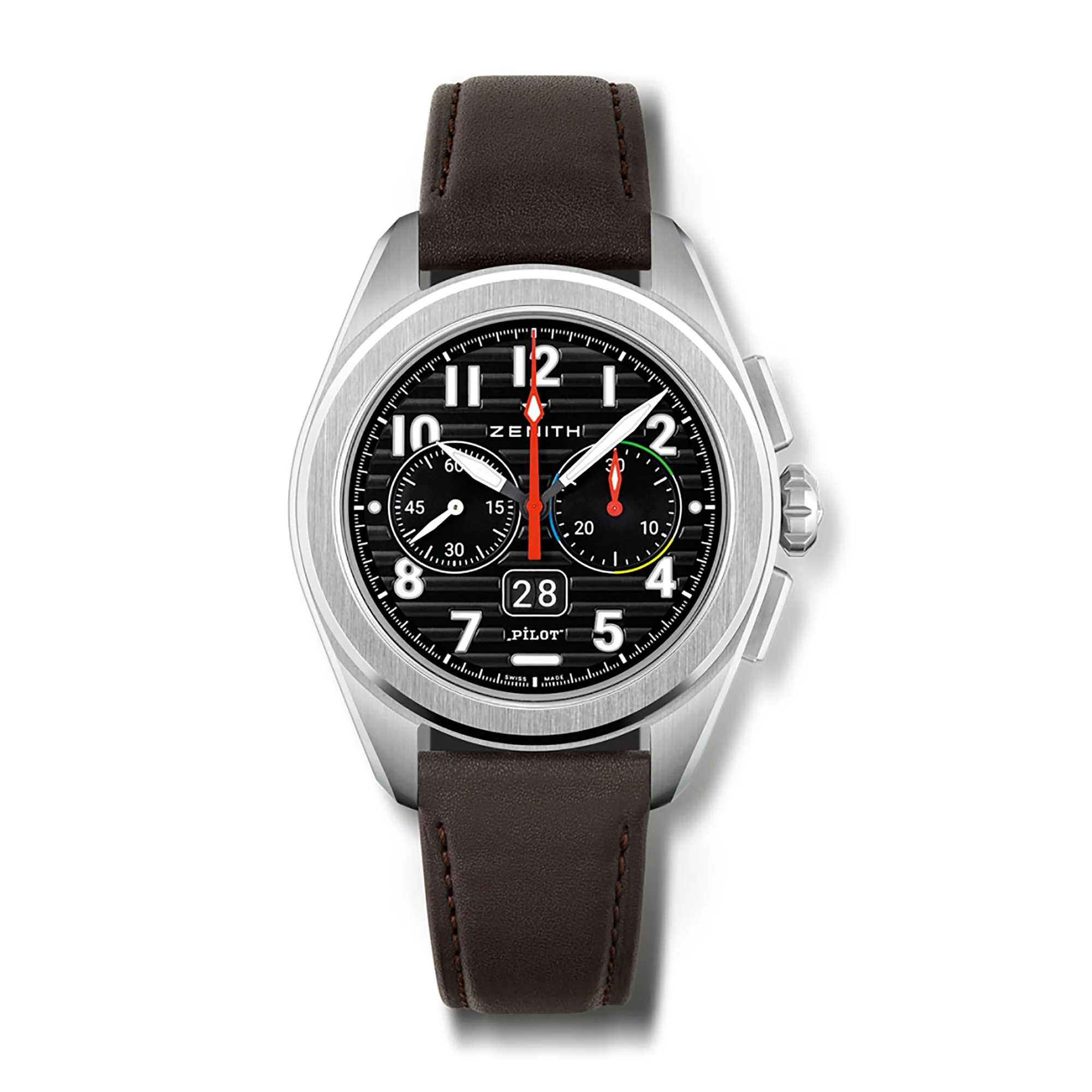 Zenith Pilot Big Date Flyback 36'000 VpH - Luxury Men's Watch 03.4000.3652/21.I001 - Image 3