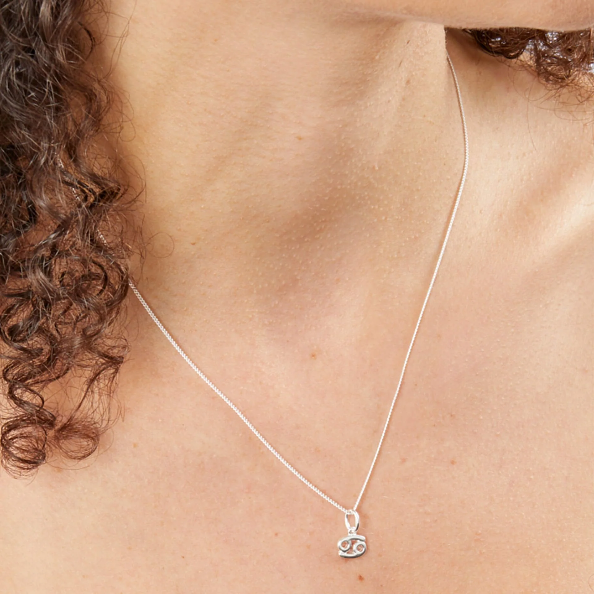 Zodiac Cancer Silver Charm - Image 2